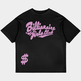 Billionaire Girls Oversized Black Tee